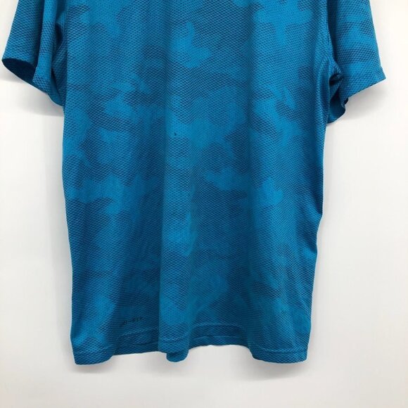 Nike Men's Blue Dri-Fit Digital Camo Short  Sleeve Athletic T-Shirt size M - Picture 6 of 13